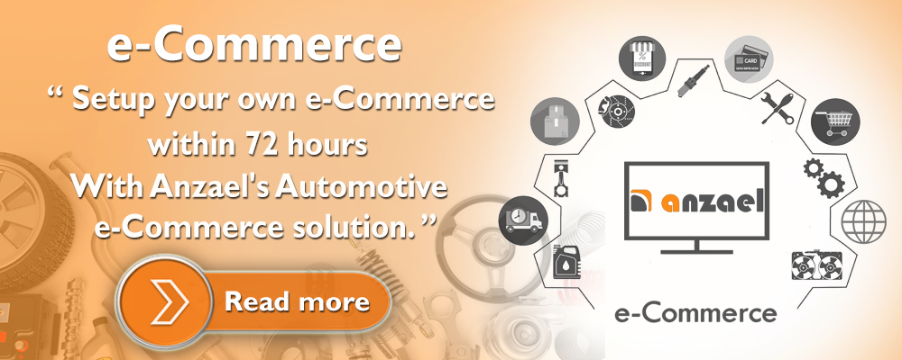 Setup your e-Commerce within 72 hours with Anzael's Automotive e-Commerce solution.